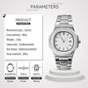 High Quality Wrist Watch For Men & Boys| Decent Wrist Nautilus Stainless Steel Watch New Ultra Thin Men's Watch Quartz Watch