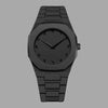 Black Arabic Aura Watch 100% Original Stylish & Durable Wristwatch for Men & Women Sleek Black Design, Luxury Look
